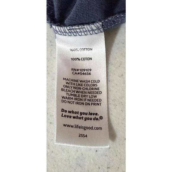 Life Is Good Crusher T Shirt Let’s Have An Old Fashioned Christmas Mens Large - Picture 5 of 8